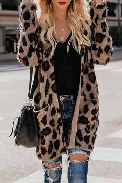 leopard elegant faux fur coat women spring autumn warm soft jacket female printed overcoat casual young lady outerwear, Black
leopard elegant faux fur coat women spring autumn warm soft jacket female printed overcoat casual young lady outerwear, Black