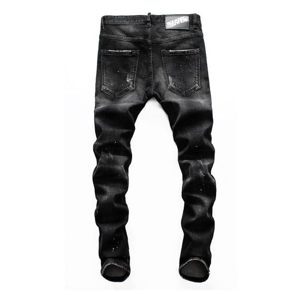 d2 classic tide brand trousers mens designer jeans luxury fashion casual pants ripped jeans trend slim trousers black jeans, Blue
d2 classic tide brand trousers mens designer jeans luxury fashion casual pants ripped jeans trend slim trousers black jeans, Blue