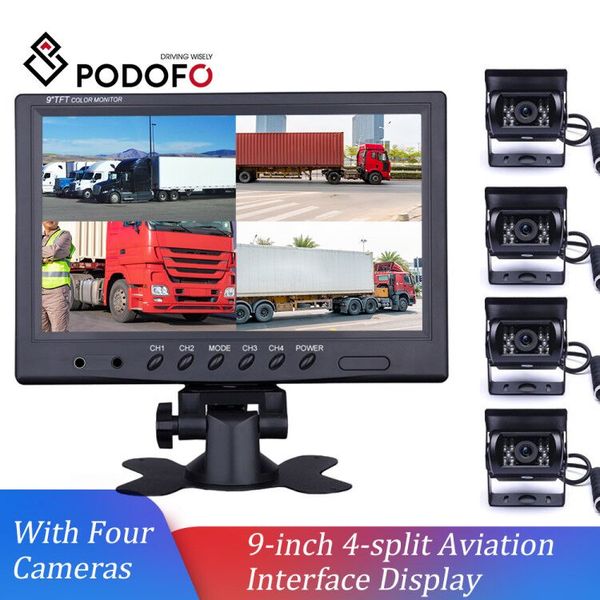 hikity vehicle car rear view 9" lcd monitor 4ch quad split screen truck caravan van motorhome camper parking camera
hikity vehicle car rear view 9" lcd monitor 4ch quad split screen truck caravan van motorhome camper parking camera