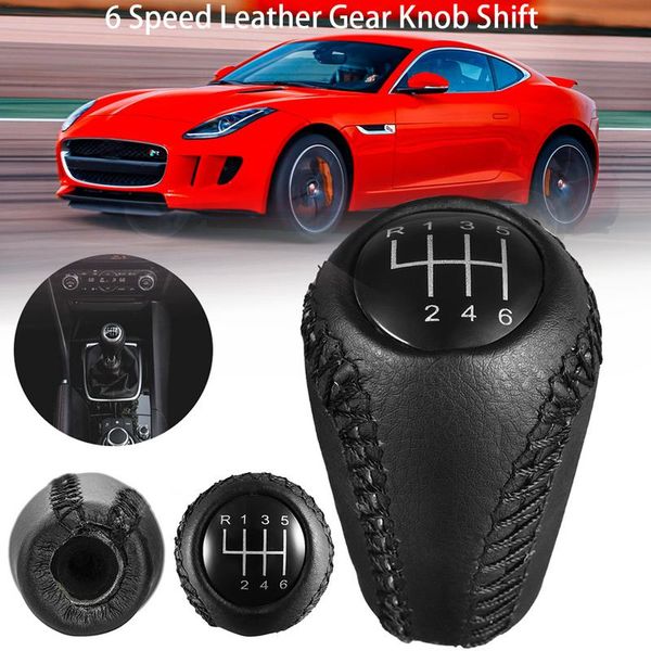6 speed leather gear knob stick shift for 3 bk bl / 5 cr cw/ 6 ii gh manual car gear shift knob handle stick
6 speed leather gear knob stick shift for 3 bk bl / 5 cr cw/ 6 ii gh manual car gear shift knob handle stick