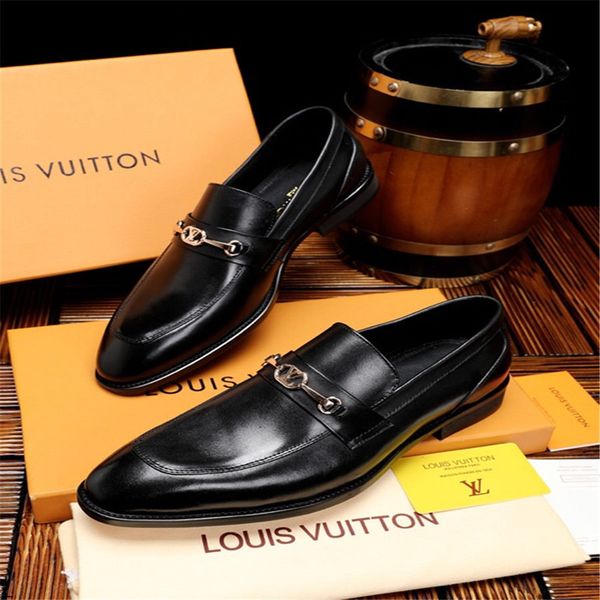 20ss men leather shoes business formal man dress oxfords wedding shoe handmade luxury loafers smoking large size, Black
20ss men leather shoes business formal man dress oxfords wedding shoe handmade luxury loafers smoking large size, Black