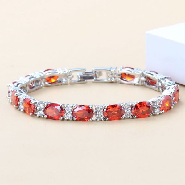 silver color attractive red garnet bracelet health fashion jewelry for women jewelry box sl115, Black
silver color attractive red garnet bracelet health fashion jewelry for women jewelry box sl115, Black