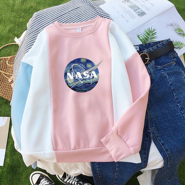 nasa joint men's sweater original round neck loose hooded couple national tide spring hooded sweater coat pullover hoodie ypf360, Black
nasa joint men's sweater original round neck loose hooded couple national tide spring hooded sweater coat pullover hoodie ypf360, Black