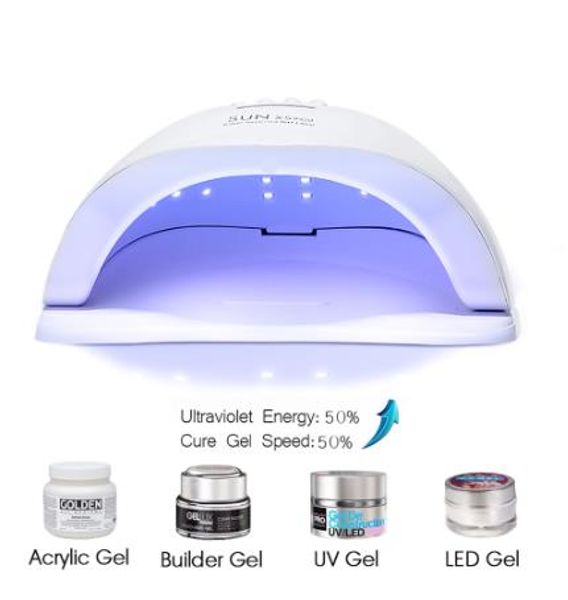 rohwxy sun 5x plus uv led lamp for nails dryer 54w ice nail lamp drying lamp for gel varnish
rohwxy sun 5x plus uv led lamp for nails dryer 54w ice nail lamp drying lamp for gel varnish