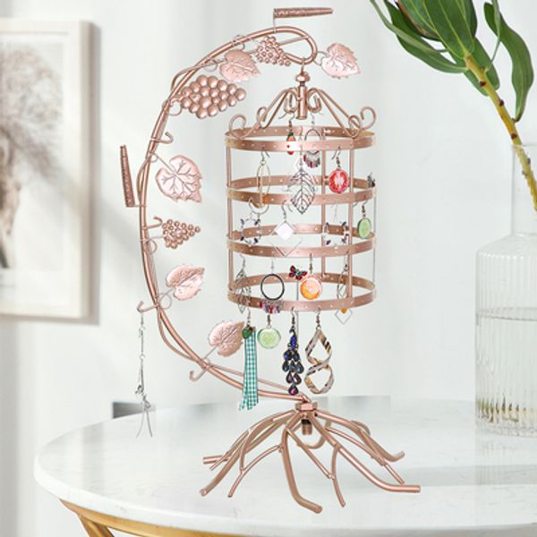 h190019 jewelry display stand rack heart birdcage & umbrella stand iron necklace earring holder bracelet fashion organizer, Pink;blue
h190019 jewelry display stand rack heart birdcage & umbrella stand iron necklace earring holder bracelet fashion organizer, Pink;blue