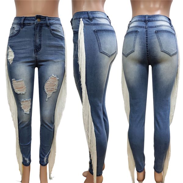 women ripped washed bodycon fall jeans pants casual designer jeans fashion hollow out tassel clothing pocket shipping denim 1 sppo, Black
women ripped washed bodycon fall jeans pants casual designer jeans fashion hollow out tassel clothing pocket shipping denim 1 sppo, Black