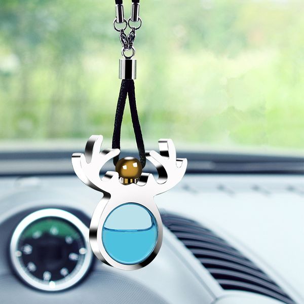1 piece car cute animal deer shaped perfume empty pendant steel alloy car styling without liquid perfume
1 piece car cute animal deer shaped perfume empty pendant steel alloy car styling without liquid perfume