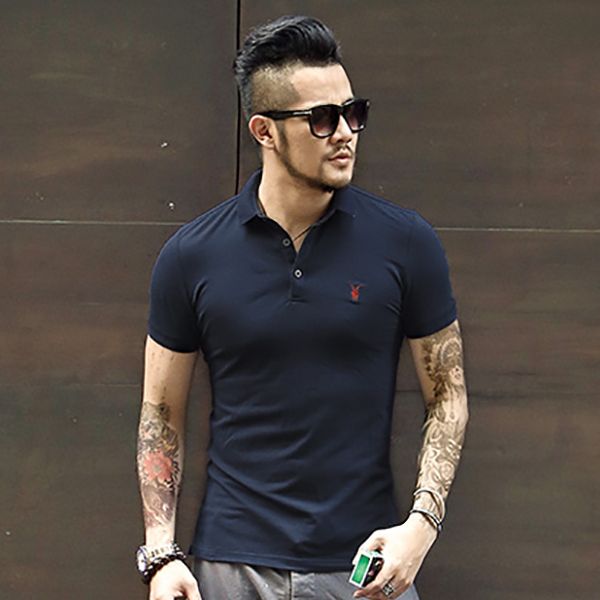 fashion-all size casual polo shirt men solid polo shirt brands men british polo shirts sheep head cotton short sleeve men, White;black
fashion-all size casual polo shirt men solid polo shirt brands men british polo shirts sheep head cotton short sleeve men, White;black
