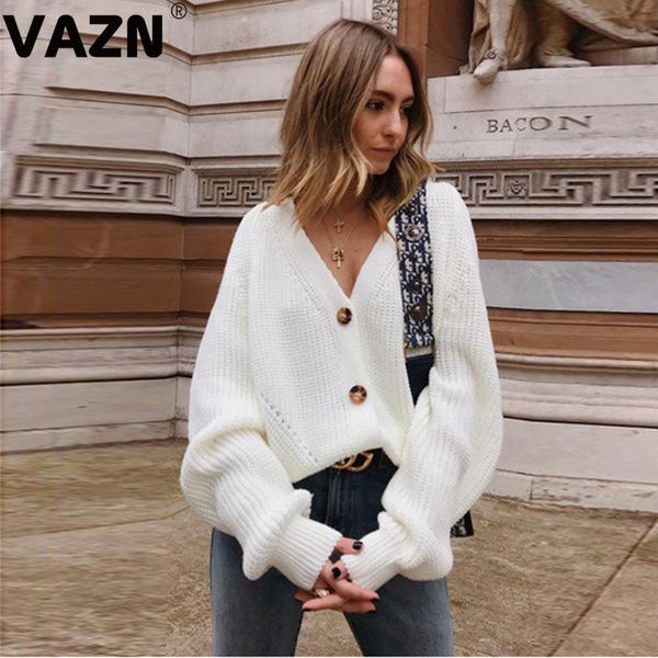 vazn spring new age reduction energy daily casual lazy soft fashion solid full sleeve solid women long loose sweater, White
vazn spring new age reduction energy daily casual lazy soft fashion solid full sleeve solid women long loose sweater, White