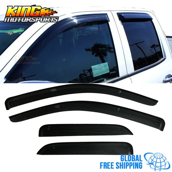 fits 14-18 silverado 1500 sierra extended cab acrylic window visors 4pc set global ing
fits 14-18 silverado 1500 sierra extended cab acrylic window visors 4pc set global ing