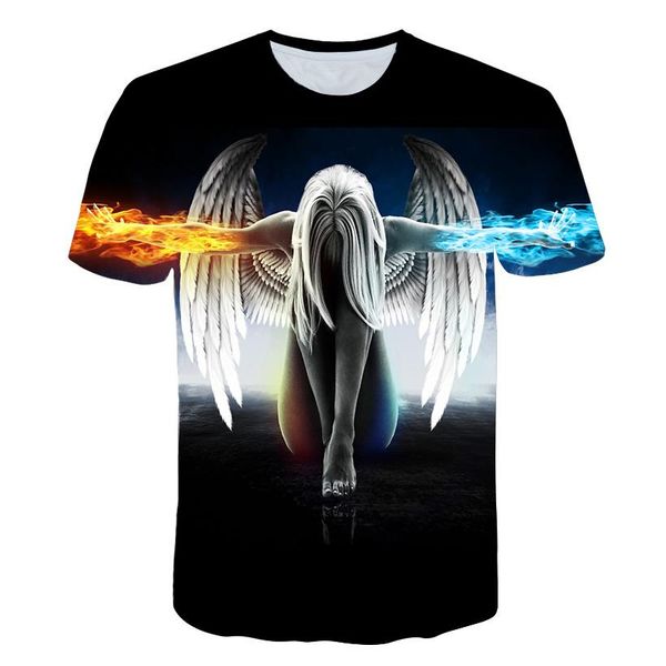 2019 new big yards new fashion brand t-shirt men/women summer 3d tshirt print angel t shirt tee streetwear harajuku clothes, White;black
2019 new big yards new fashion brand t-shirt men/women summer 3d tshirt print angel t shirt tee streetwear harajuku clothes, White;black