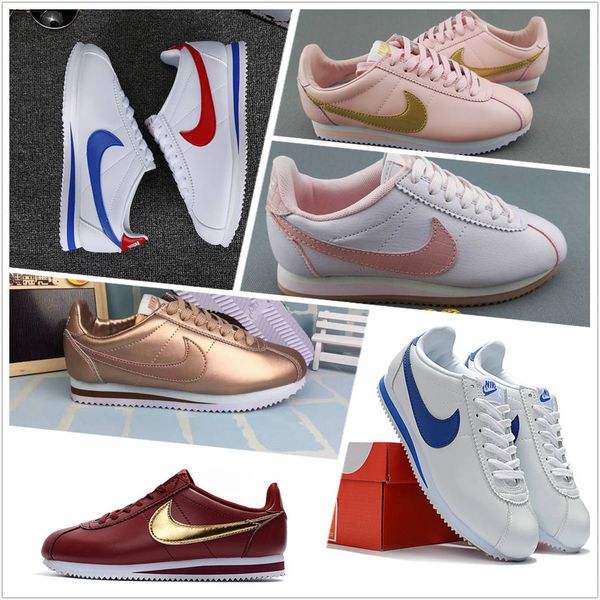nwe classic nikè chaussures cortez basic leather casual shoes fashion men women black white red golden skateboarding sneakers 120125
nwe classic nikè chaussures cortez basic leather casual shoes fashion men women black white red golden skateboarding sneakers 120125