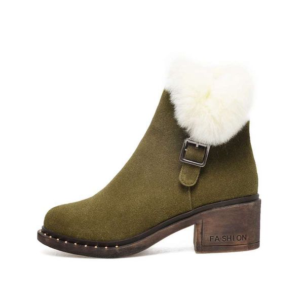 women winter shoes cow suede snow boots genuine leather shoes woman warm rabbit fur ankle boots zipper bottes, Black
women winter shoes cow suede snow boots genuine leather shoes woman warm rabbit fur ankle boots zipper bottes, Black