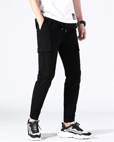 style mens pants with pockets pants mens casual overalls mens clothing 2020 summer loose lacing street, Black
style mens pants with pockets pants mens casual overalls mens clothing 2020 summer loose lacing street, Black