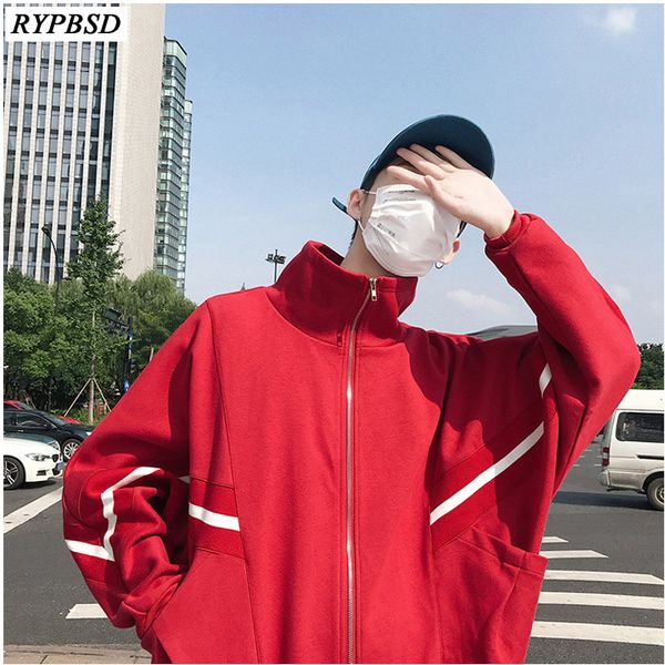 2019 autumn new harajuku men jacket stand collar loose long sleeve fashion zipper cotton men jacket bomber coat, Black;brown
2019 autumn new harajuku men jacket stand collar loose long sleeve fashion zipper cotton men jacket bomber coat, Black;brown