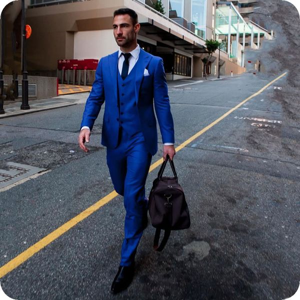 new fashion royal blue men suits blazer groom wedding tuxedos 3piece custom made groomsmen jacket terno masculino prom party costume homme, Black;gray
new fashion royal blue men suits blazer groom wedding tuxedos 3piece custom made groomsmen jacket terno masculino prom party costume homme, Black;gray