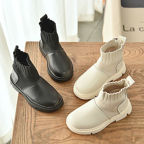 children shoes girls boots winter thick warm plus velvet fashion solid color slip-on elastic socks boots, Black;grey
children shoes girls boots winter thick warm plus velvet fashion solid color slip-on elastic socks boots, Black;grey