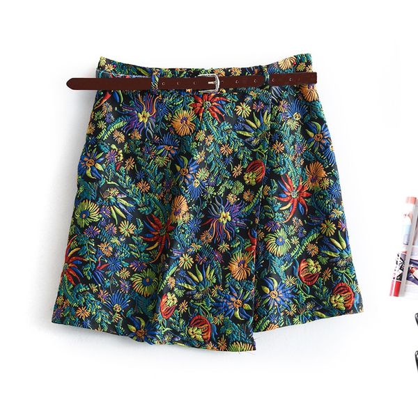 elegant irregular women high waist skirt 2020 vintage embroidered a-line mini skirt women chic sashes skirts with shorts, Black
elegant irregular women high waist skirt 2020 vintage embroidered a-line mini skirt women chic sashes skirts with shorts, Black