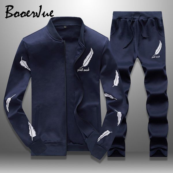 tracksuit мужчины две пьесы набор мужские костюмы sweat перо печатные новые zipper hoodie мужская спортивная одежда марка jogger set 2020, Gray
tracksuit мужчины две пьесы набор мужские костюмы sweat перо печатные новые zipper hoodie мужская спортивная одежда марка jogger set 2020, Gray