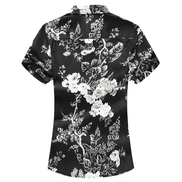 7 styles 2020 slim fit summer mens short sleeve casual shirt flower print floral male blouse, White;black
7 styles 2020 slim fit summer mens short sleeve casual shirt flower print floral male blouse, White;black