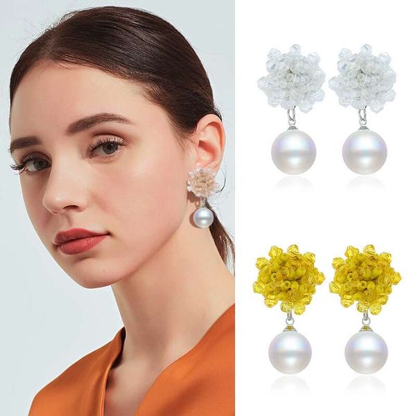 bohemian pearl dangle earrings for women luxury beads charm chandelier earring holiday style pearls pendants jewelry 6 colors pink, Silver
bohemian pearl dangle earrings for women luxury beads charm chandelier earring holiday style pearls pendants jewelry 6 colors pink, Silver