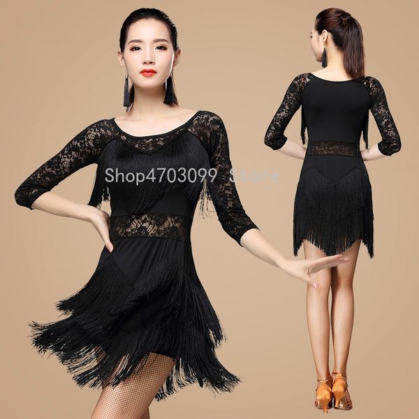 2019 new models latin skirts female new long-sleeved dress fringed dress costumes dance clothes exercise clothes, Black;red
2019 new models latin skirts female new long-sleeved dress fringed dress costumes dance clothes exercise clothes, Black;red