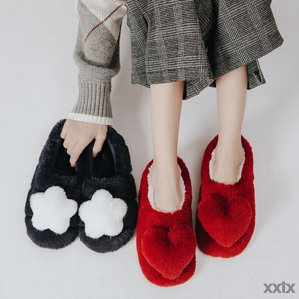 women winter fuzzy warm house slippers 3d stuffed heart flower plush shoes boots a69c, Black
women winter fuzzy warm house slippers 3d stuffed heart flower plush shoes boots a69c, Black