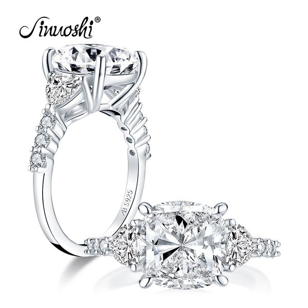 ainuoshi 925 sterling silver 5 carat cushion cut engagement ring 3-stone ring simulated diamond wedding silver ring jewelry y200107, Slivery;golden
ainuoshi 925 sterling silver 5 carat cushion cut engagement ring 3-stone ring simulated diamond wedding silver ring jewelry y200107, Slivery;golden