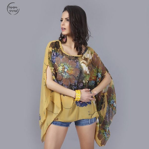 boho batwing sleeve robe blouse women casual floral print loose kimono shirts big size beach tunic peplum blusa chiffon, White
boho batwing sleeve robe blouse women casual floral print loose kimono shirts big size beach tunic peplum blusa chiffon, White