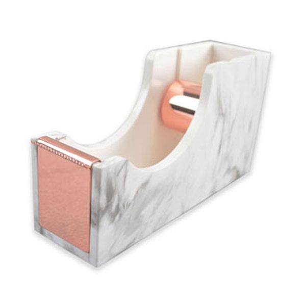 marble texture deskadhesive tape dispenser holder rose gold tone metal core tape holder for office school supplies-scll
marble texture deskadhesive tape dispenser holder rose gold tone metal core tape holder for office school supplies-scll