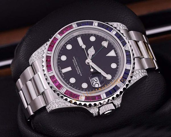 ii116710ln-78200 watch 40mm men's stainless steel automatic mechanical setting with high-grade diamond and red sapphire rainbow ring, Slivery;brown
ii116710ln-78200 watch 40mm men's stainless steel automatic mechanical setting with high-grade diamond and red sapphire rainbow ring, Slivery;brown