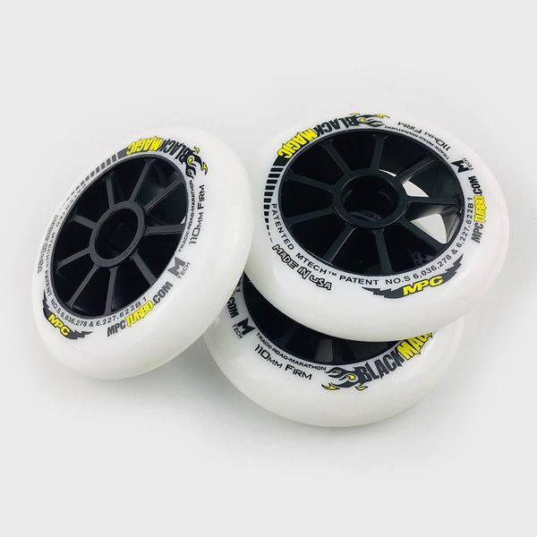 8 pcs mpc black magic wheels src xxfirm xfirm firm 110/100/90mm marathon racing tires for inline speed skates road skating a094
8 pcs mpc black magic wheels src xxfirm xfirm firm 110/100/90mm marathon racing tires for inline speed skates road skating a094