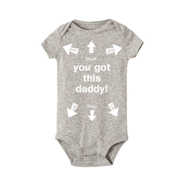2020 You Got This Daddy Baby Cotton Romper Newborn Infant Girls Boy Short Sleeve Funny Cute Dad Cotton Jumpsuit Father Gift
2020 You Got This Daddy Baby Cotton Romper Newborn Infant Girls Boy Short Sleeve Funny Cute Dad Cotton Jumpsuit Father Gift