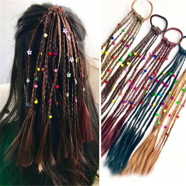 8pcs/lot creative wig elastic hair rope girls hair accessories tie colorful twist braid rope stars design children headband, Slivery;white
8pcs/lot creative wig elastic hair rope girls hair accessories tie colorful twist braid rope stars design children headband, Slivery;white