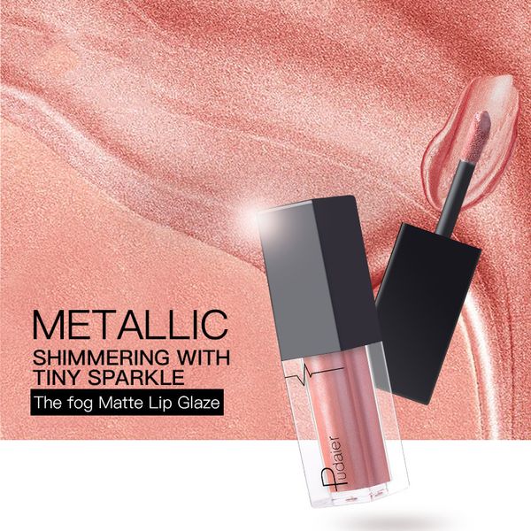 

24-color metallic lip gloss shimmering long lasting waterproof non-stick lip glaze eye shadow ing