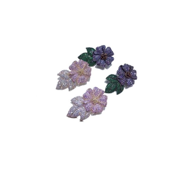 2020 new micro set tricolor earl flower leaf earrings elegant fashion ol personalized earrings, Golden;silver
2020 new micro set tricolor earl flower leaf earrings elegant fashion ol personalized earrings, Golden;silver