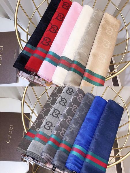 Cotton carf for women brand letter ilk carve carf 180x70cm pa hmina infinity carf women hawl 991