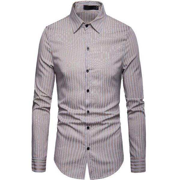 new spring 2019 quality striped casual long-sleeved striped shirt for men, White;black
new spring 2019 quality striped casual long-sleeved striped shirt for men, White;black