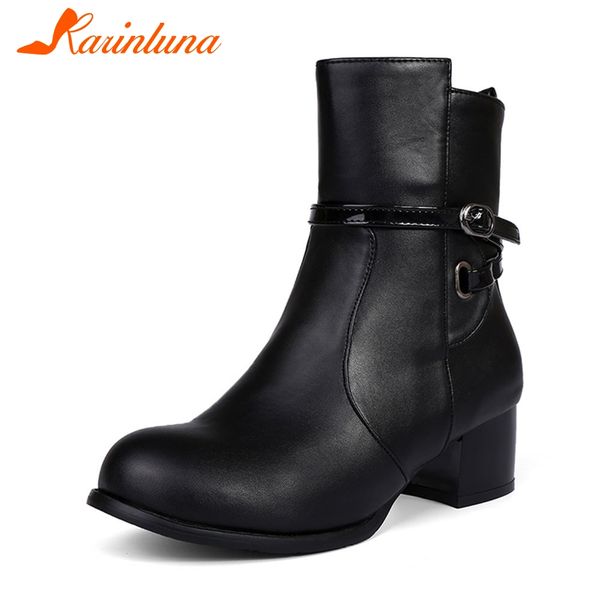 karin new fashion plus size 32-48 belt buckle ladies chunky heels shoes woman casual office autumn spring ankle boots women, Black
karin new fashion plus size 32-48 belt buckle ladies chunky heels shoes woman casual office autumn spring ankle boots women, Black