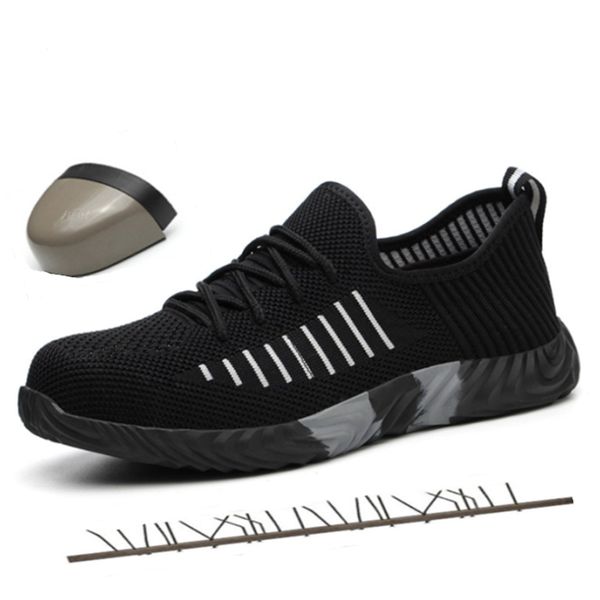 men steel toe work safety shoes casual breathable outdoor sneakers puncture proof boots indestructible industrial shoes for men, Black;brown
men steel toe work safety shoes casual breathable outdoor sneakers puncture proof boots indestructible industrial shoes for men, Black;brown
