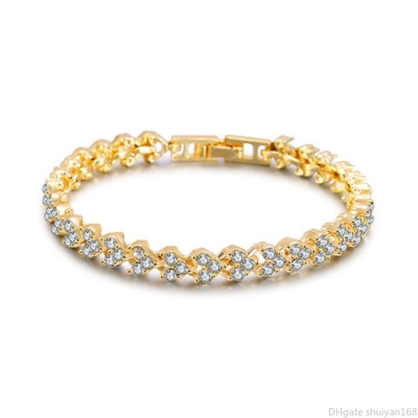 cubic zirconia heart roman bracelet 1cm 18.5cm hip hop iced out chain crystal wedding bracelets bangles for women men jewelry accessories, Black
cubic zirconia heart roman bracelet 1cm 18.5cm hip hop iced out chain crystal wedding bracelets bangles for women men jewelry accessories, Black