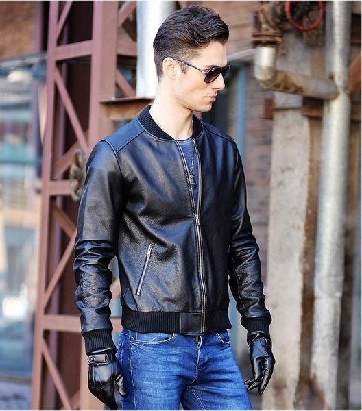 plus size mens black motorcycle leather jacket,homme giacca moto pelle,genuine cow leather,slim fit coat for man
plus size mens black motorcycle leather jacket,homme giacca moto pelle,genuine cow leather,slim fit coat for man