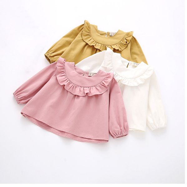 2019 new kids ruffles blouses toddler baby girls shirt long sleeve flounce cotton girls clothes bc409, White;black
2019 new kids ruffles blouses toddler baby girls shirt long sleeve flounce cotton girls clothes bc409, White;black