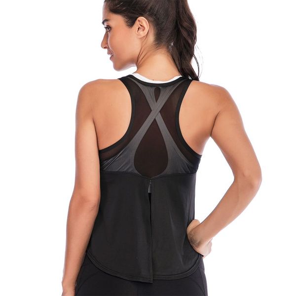 wholesale-quick-drying split hem outdoor sports fitness vest solid color breathable ladies vest, Black;white
wholesale-quick-drying split hem outdoor sports fitness vest solid color breathable ladies vest, Black;white