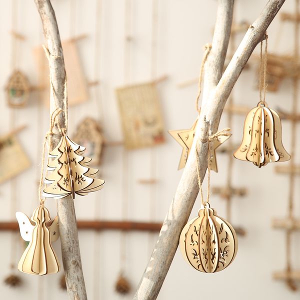 5pcs wood slices splicing diy 3d christmas pendants with hang string for xmas tree or home indoor decorations
5pcs wood slices splicing diy 3d christmas pendants with hang string for xmas tree or home indoor decorations