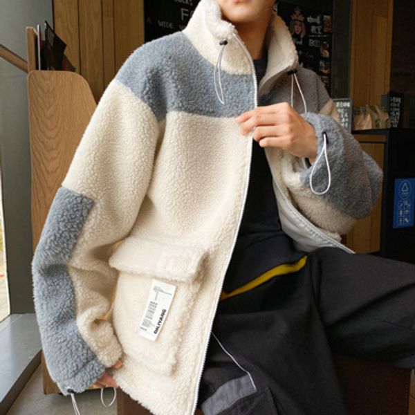 men's winter sheepskin jacket 2019 new fashion trendy korean loose lamb fur coat jacket for men thick mens clothing, Black;brown
men's winter sheepskin jacket 2019 new fashion trendy korean loose lamb fur coat jacket for men thick mens clothing, Black;brown