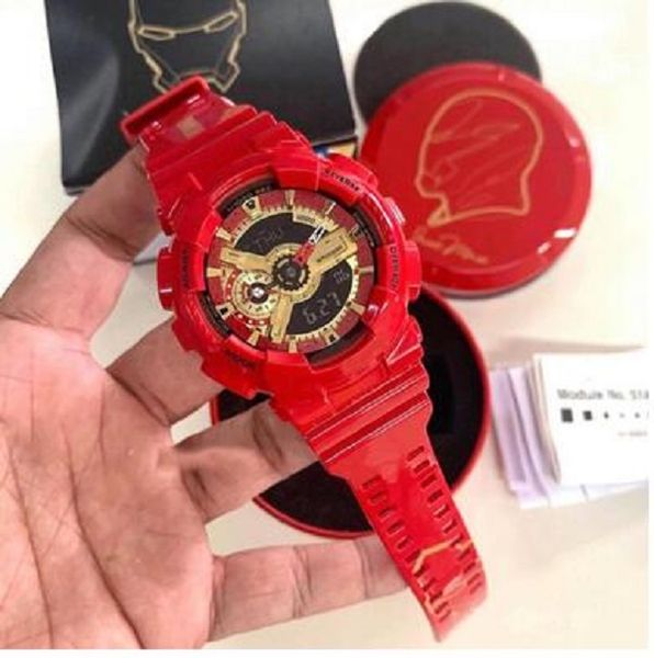 marvel super hero series wrist watches limited edition iron man captain america men's sport watches g style shock watches with special, Slivery;brown
marvel super hero series wrist watches limited edition iron man captain america men's sport watches g style shock watches with special, Slivery;brown