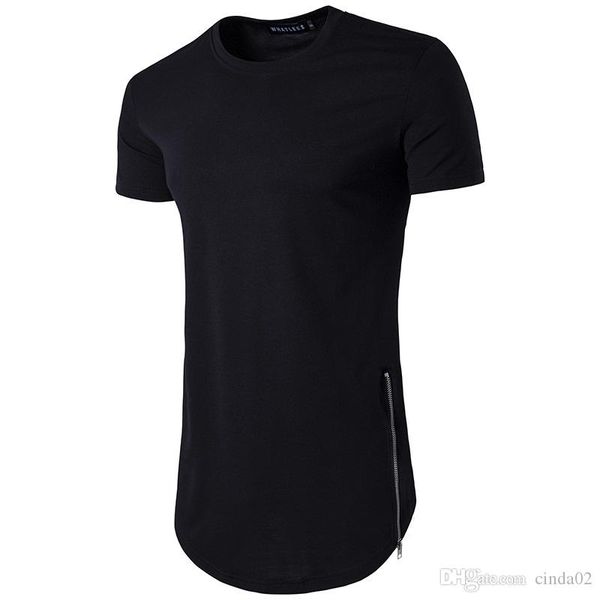 new style hip hop man's men's short sleeve t shirts arc hem with curve hem side zip tee
new style hip hop man's men's short sleeve t shirts arc hem with curve hem side zip tee
