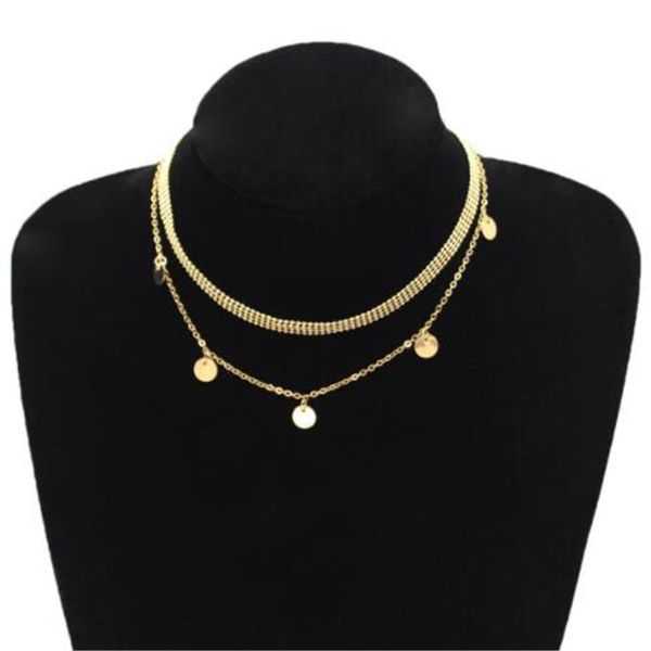 wkoud gold color choker necklace short multilayer beads tassel women necklaces & pendants wafer bead chokers fashion jewelry, Silver
wkoud gold color choker necklace short multilayer beads tassel women necklaces & pendants wafer bead chokers fashion jewelry, Silver