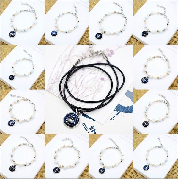 12 twelve constellation glass pendant necklace&bracelets classic crystal necklace black rope glass beaded pendant necklace
12 twelve constellation glass pendant necklace&bracelets classic crystal necklace black rope glass beaded pendant necklace